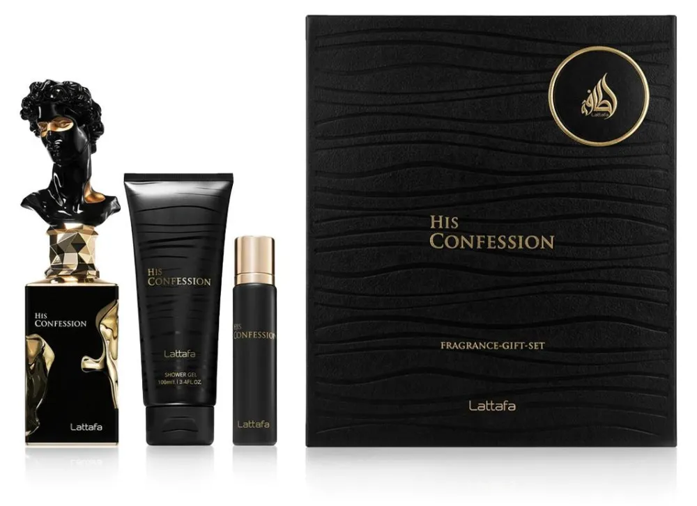 His Confession woda perfumowana dla mężczyzn 100 ml + EDP MINI 12 ml + SG