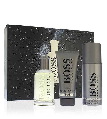 Boss Bottled zestaw upominkowy dla mężczyzn woda toaletowa 100 ml + żel pod prysznic 100 ml + dezodorant