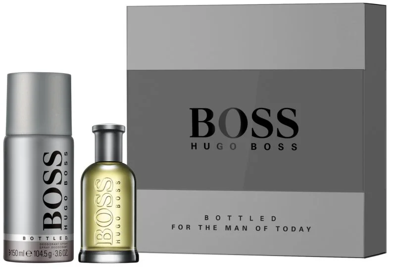 Boss Bottled zestaw prezentowy 50 ml + dezodorant woda toaletowa dla mężczyzn