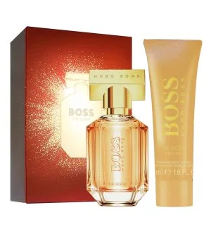 Hugo Boss Boss The Scent For Her zestaw prezentowy 30 ml + mleczko do ciała woda perfumowana dla kobiet