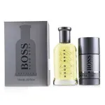Boss Bottled zestaw upominkowy dla mężczyzn woda toaletowa 100 ml + żel pod prysznic 100 ml + dezodorant w sprayu 150 ml 100 ml + sprchový gel 100 ml + deosprej 150 ml