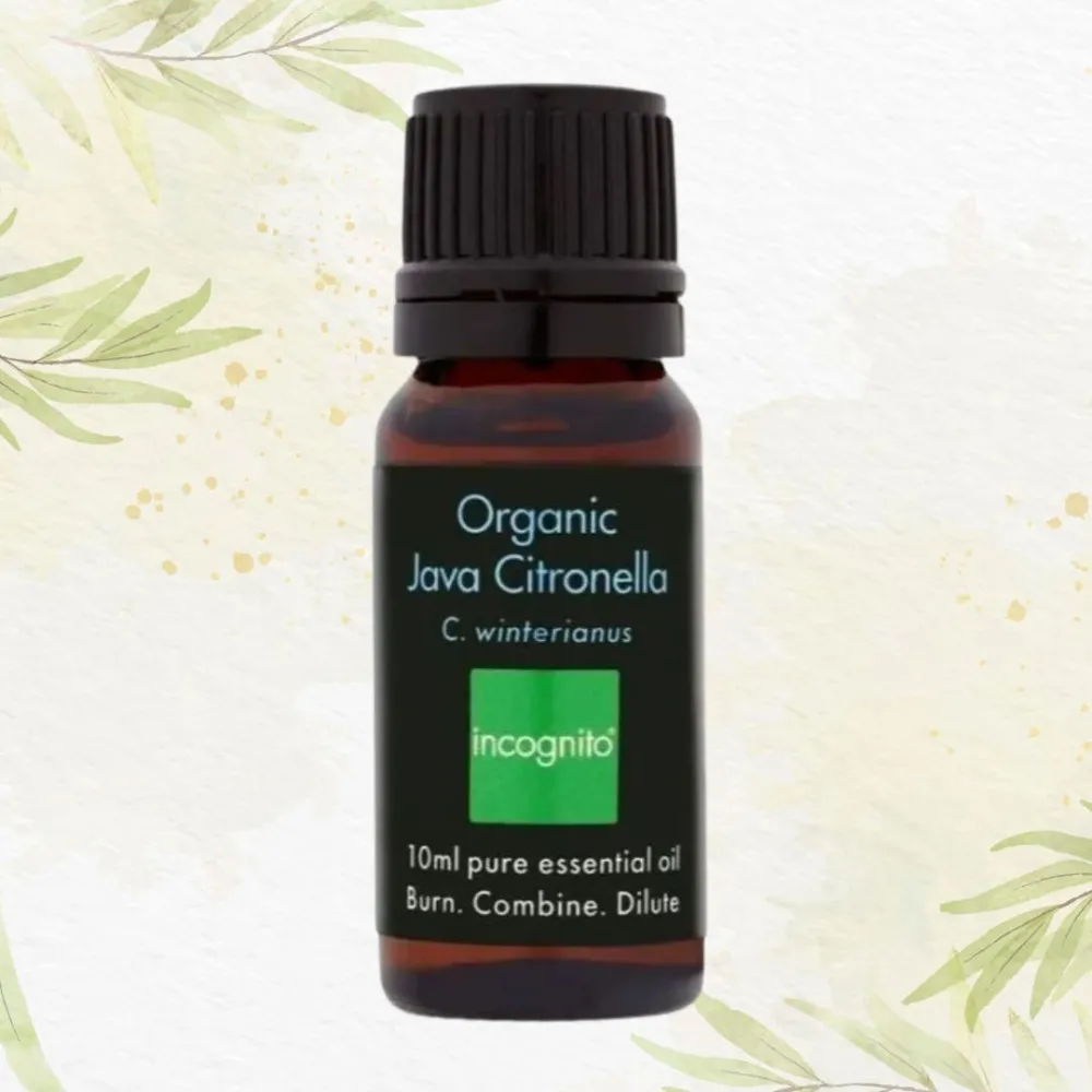 Incognito Olejek eteryczny Citronella BIO (10 ml) - nie pachnie trudnymi owadami