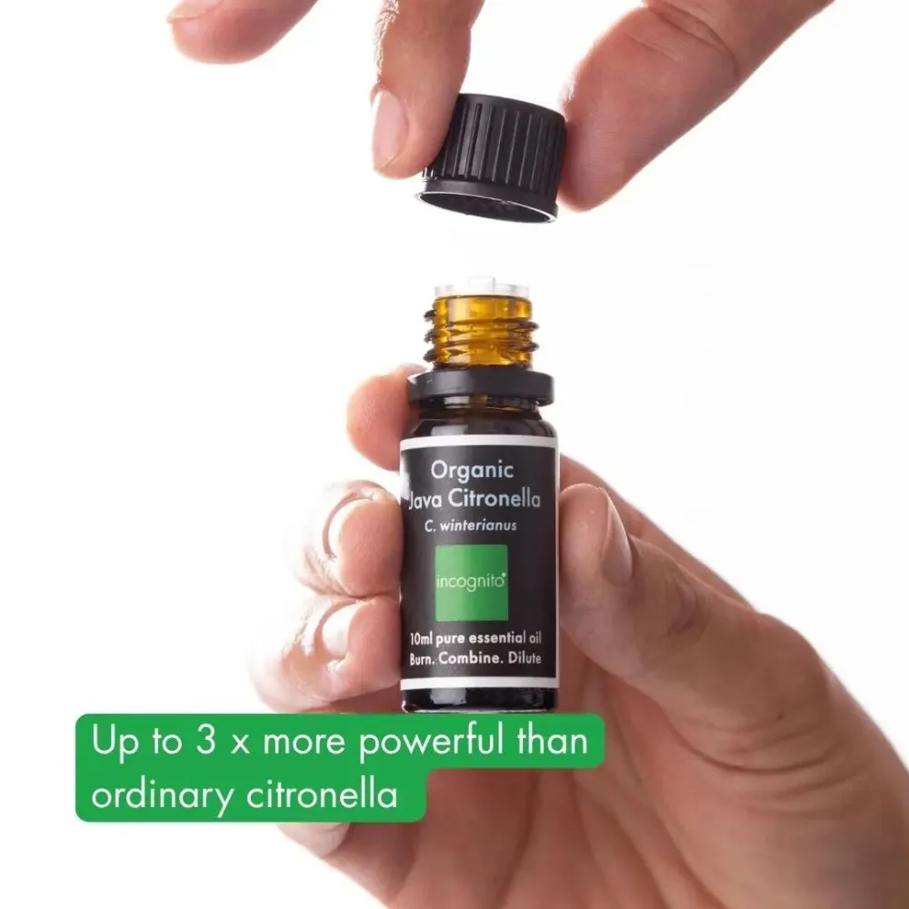 Incognito Olejek eteryczny Citronella BIO (10 ml) - nie pachnie trudnymi owadami