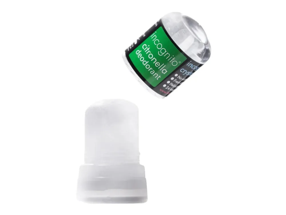 Incognito Ochronny dezodorant krystaliczny Citronela (50 ml) - nie pachnie uciążliwymi owadami