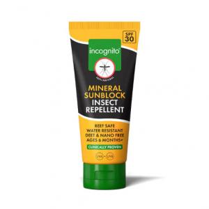 Incognito Krem przeciwsłoneczny z efektem odstraszającym SPF 30 (100 ml) - odpowiedni również dla dzieci od 6 miesiąca życia.