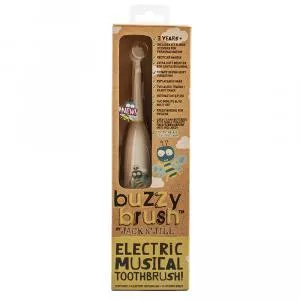 Jack n Jill Szczoteczka elektryczna dla dzieci z melodią Buzzy Brush - interaktywna z 3 rodzajami melodii