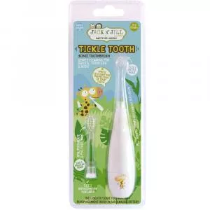 Jack n Jill Szczoteczka soniczna dla dzieci Tickle Tooth - z zapasową główką, również dla najmniejszych dzieci