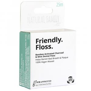 NFco. Friendly Floss (25 m) - z miętą i węglem aktywnym