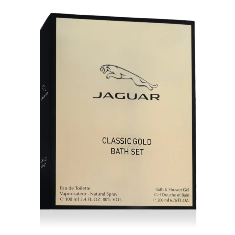 Jaguar Classic Gold 100 ml + SG woda toaletowa dla mężczyzn 200 ml