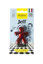 Jeff Chrome Malina & Paczula zapach do auta czerwony