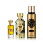 Nafais Sharq woda perfumowana unisex 100 ml + olejek perfumowany 24 ml + mgiełka do ciała 250 ml