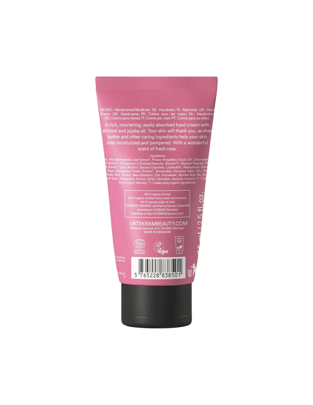 Urtekram Odżywka do włosów różowych 180ml BIO, VEG