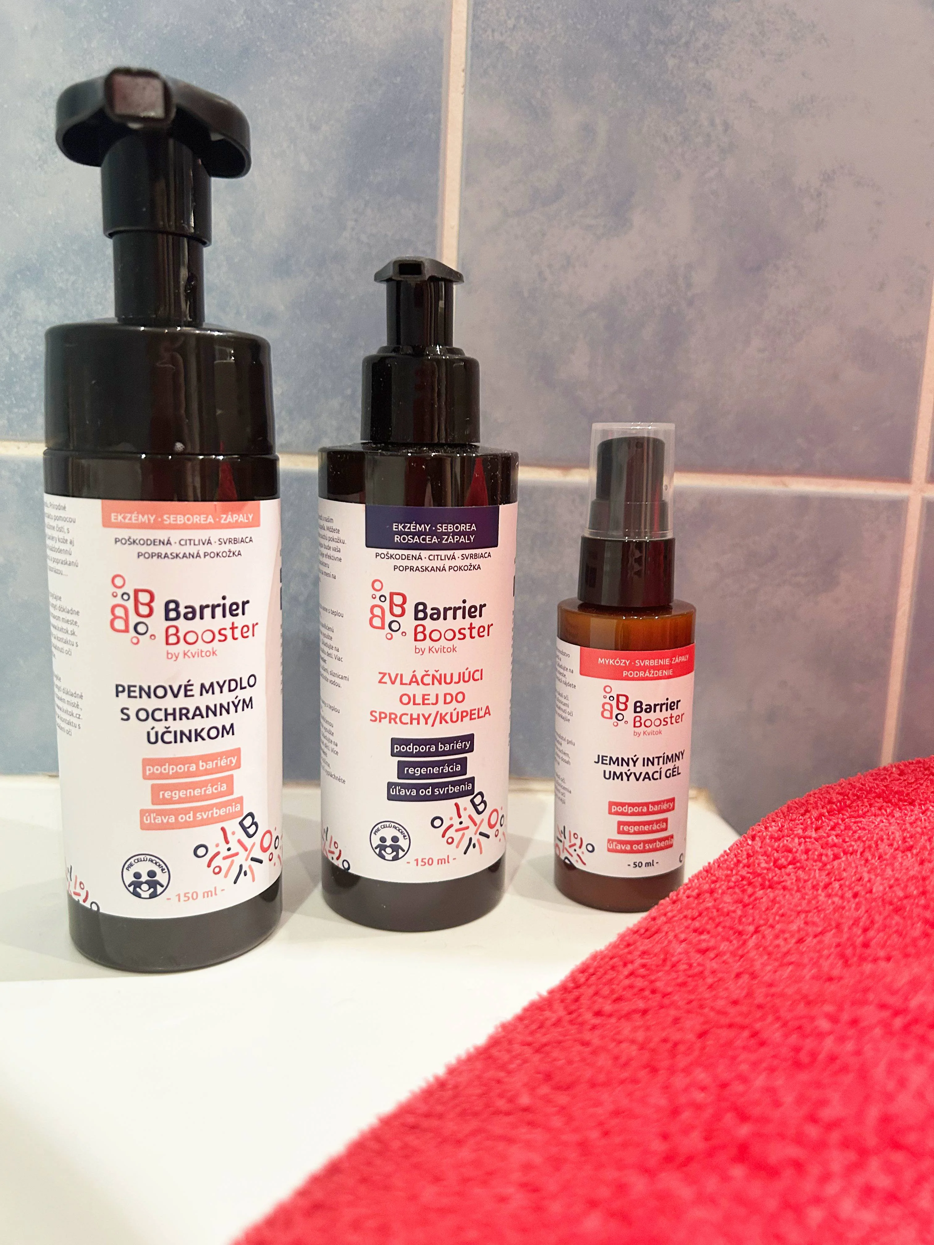 Kvitok Barrier Booster Natłuszczający olejek pod prysznic i do kąpieli (150 ml) - dla jedwabiście miękkiej skóry