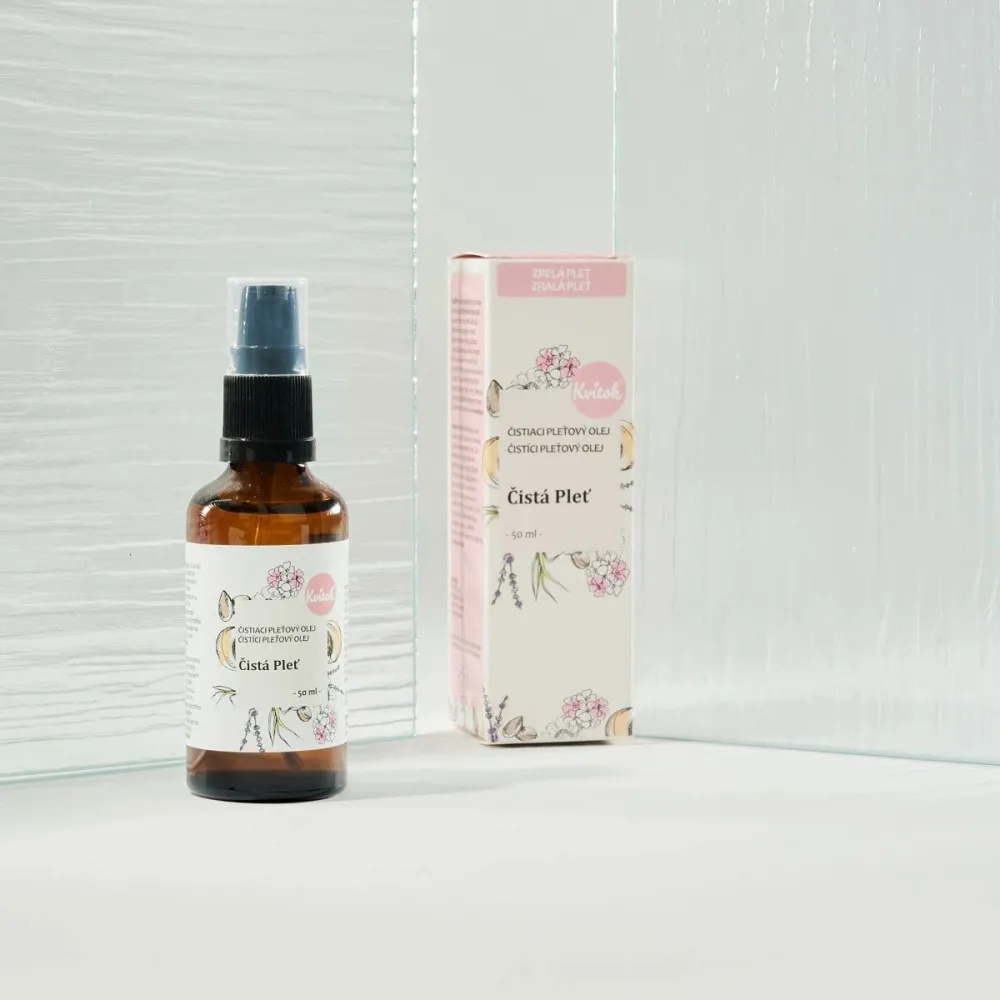 Kvitok Olejek oczyszczający Czysta Skóra dla skóry dojrzałej (50 ml) - nie wysusza, nadaje elastyczność