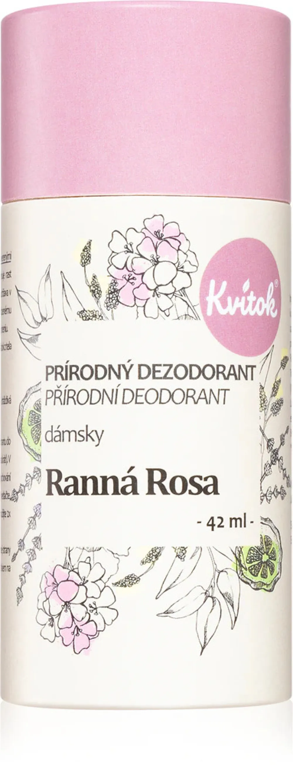 Kvitok Kremowy dezodorant dla kobiet Morning Dew (30 ml) - nie pozostawia uczucia lepkości