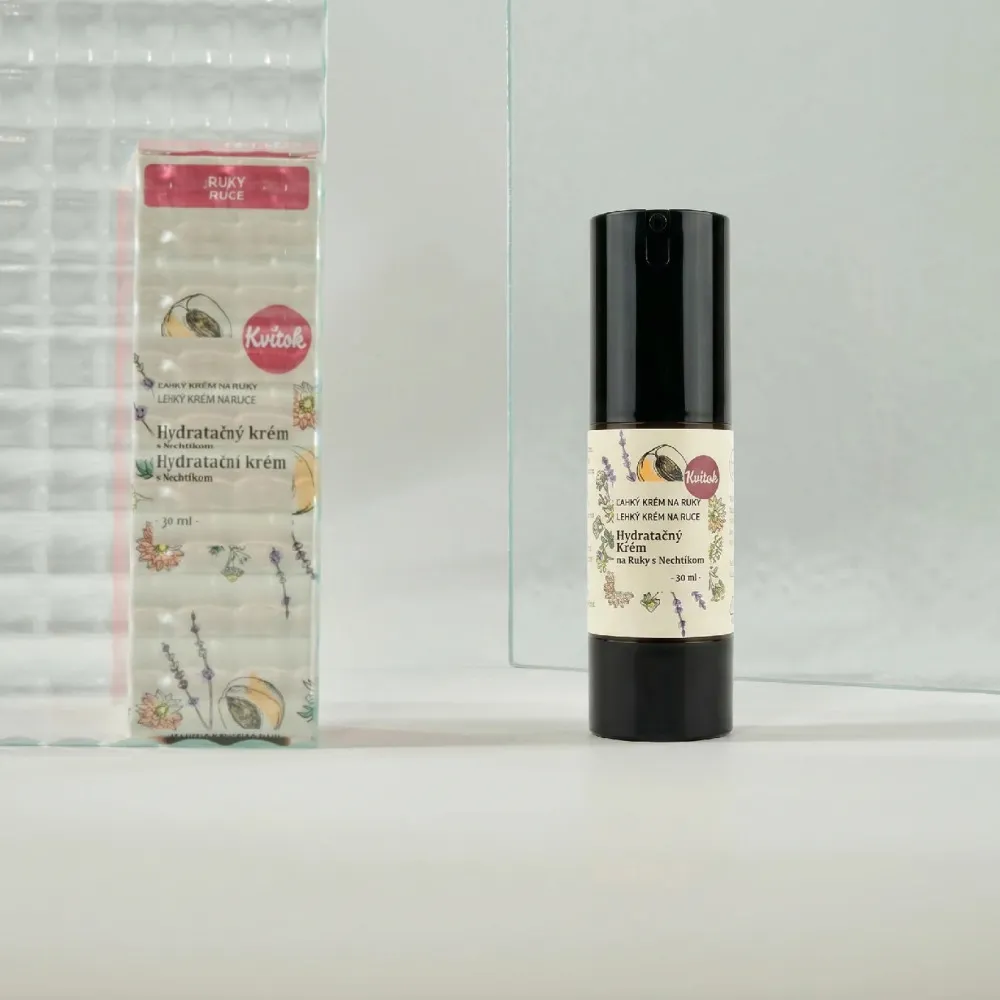 Kvitok Nawilżający krem do rąk z nagietkiem (30 ml) - zmiękcza i regeneruje