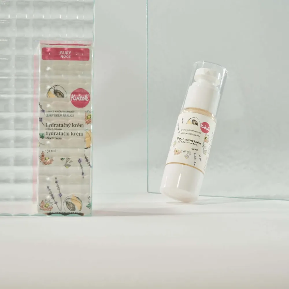 Kvitok Nawilżający krem do rąk z nagietkiem (30 ml) - zmiękcza i regeneruje