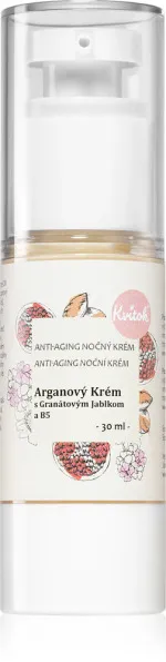Kvitok Krem arganowy na noc do cery dojrzałej 30 (30 ml) - spowalnia starzenie się skóry