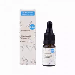 Kvitok Serum do twarzy - Niacynamid (witamina B3) (10 ml) - do cery trądzikowej, wrażliwej i dojrzałej