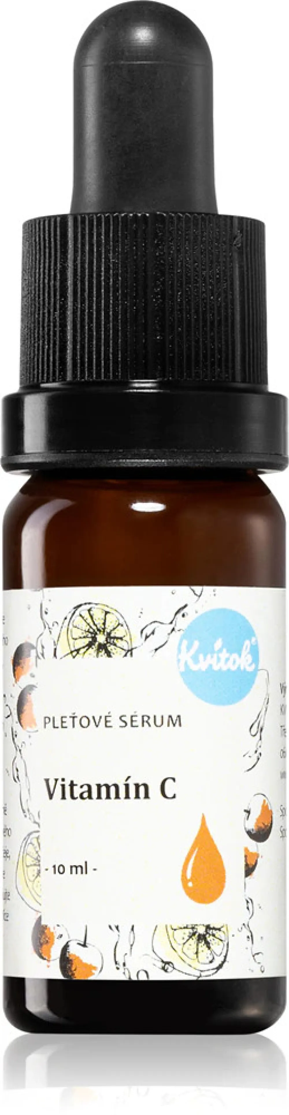Kvitok Serum do twarzy - Witamina C (10 ml) - działanie przeciwstarzeniowe