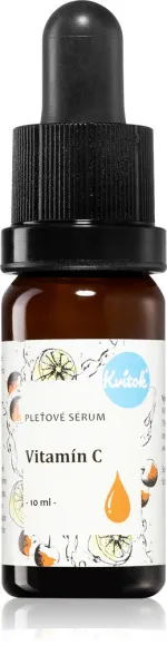 Kvitok Serum do twarzy - Witamina C (10 ml) - działanie przeciwstarzeniowe