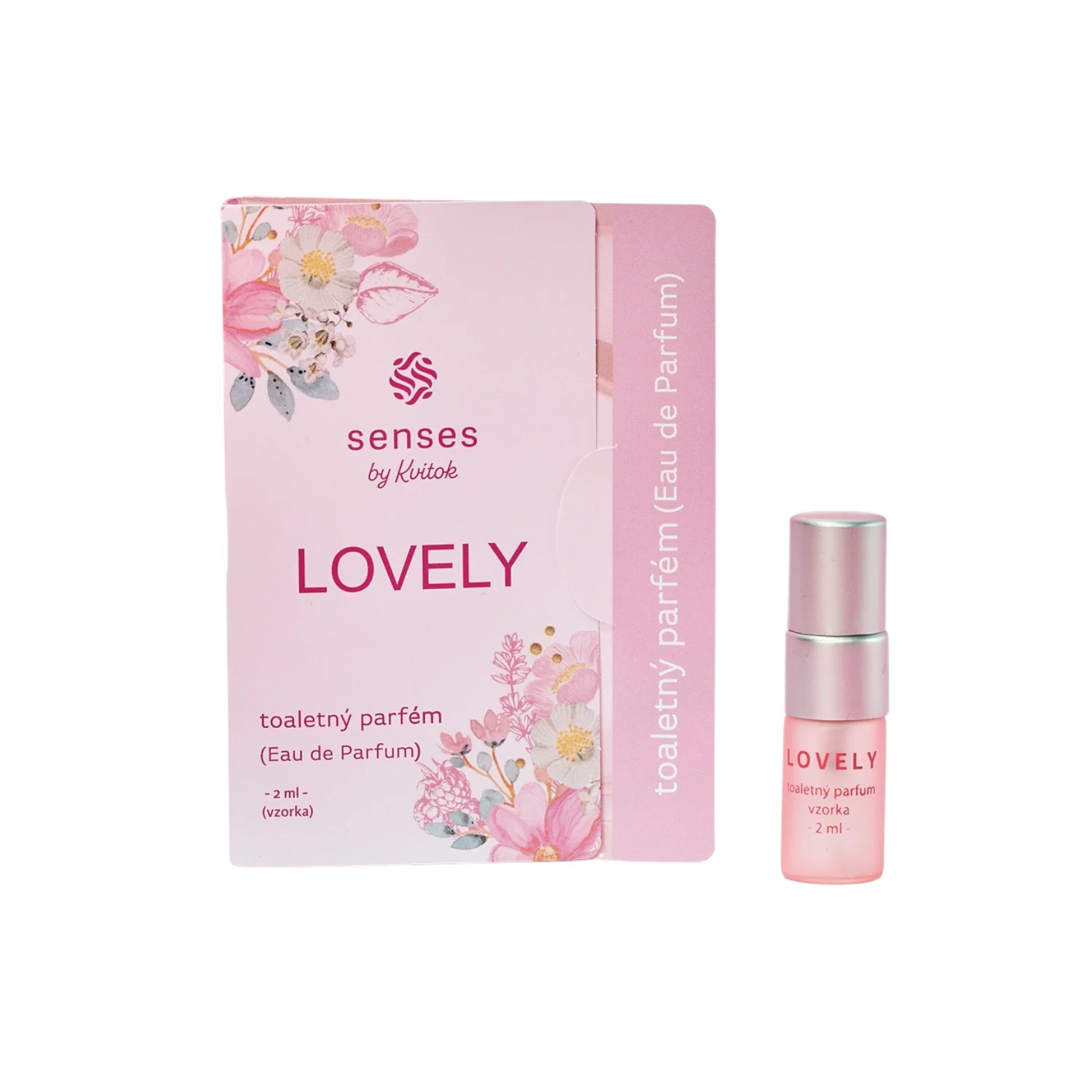 Kvitok Senses Perfumy Lovely - próbka (2 ml) - o zapachu róży, wanilii i cytrusów