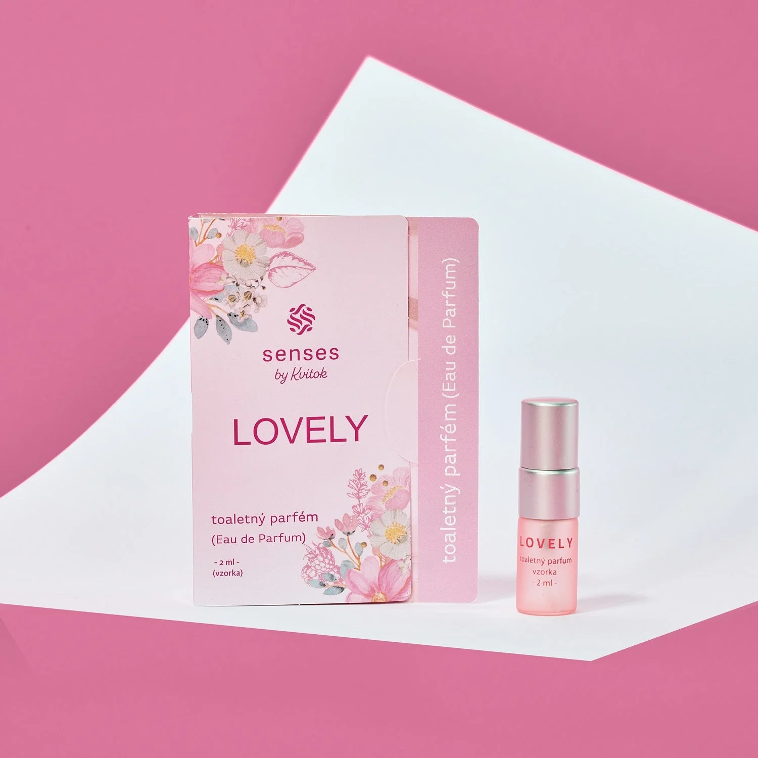 Kvitok Senses Perfumy Lovely - próbka (2 ml) - o zapachu róży, wanilii i cytrusów