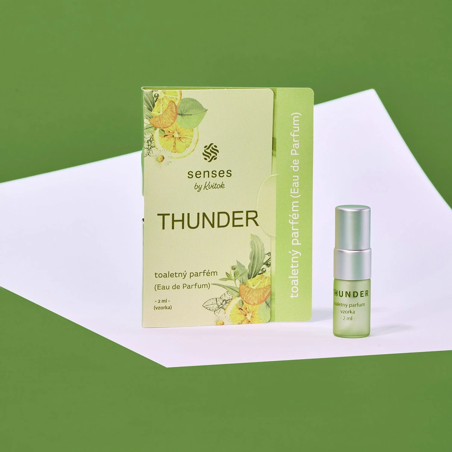 Kvitok Senses Perfumy toaletowe Thunder - próbka (2 ml) - świeży korzenny zapach