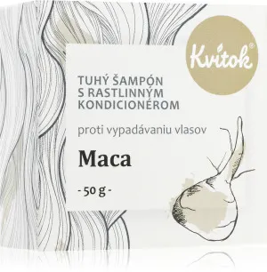 Kvitok Sztywny szampon z odżywką Maca XXL (50 g) - stymuluje wzrost włosów