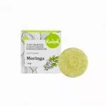 Kvitok Szampon stały z odżywką przeciwłupieżową Moringa (25 g) - lśniące włosy bez łupieżu