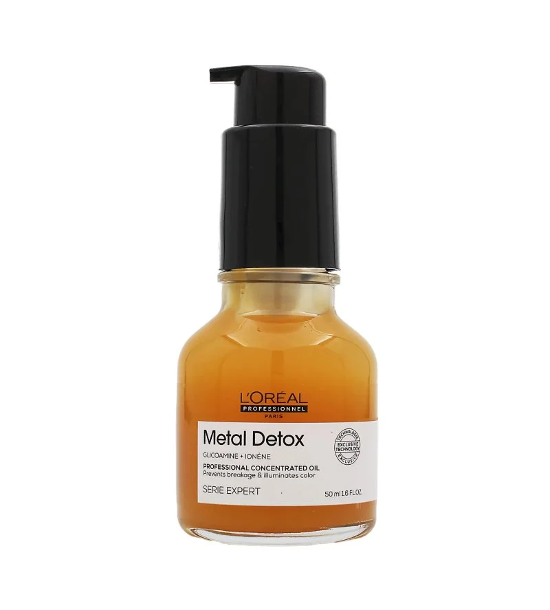 Professionnel Série Expert Metal Detox skoncentrowany olej przeciw odkładaniu się cząstek metali 50 ml