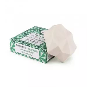 Lamazuna Mydło do golenia pełne - zielona herbata i cytryna (55 g) - dla pań i panów