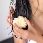 Lamazuna Sztywna odżywka do wszystkich rodzajów włosów BIO - wanilia (75 g) - ujarzmia i słodko pachnie włosy