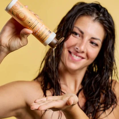 laSaponaria Szampon ze słonecznikiem i słodką pomarańczą BIO 30 ml