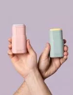 laSaponaria Stały aplikator dezodorantu - do wielokrotnego napełniania Różowy - w eleganckich kolorach