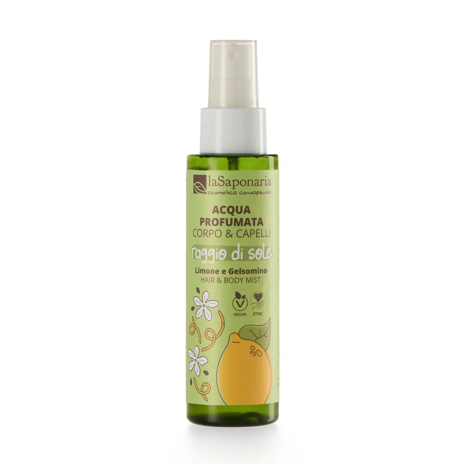 laSaponaria Mgiełka do ciała i włosów SunBeam - cytryna & jaśmin (100 ml)
