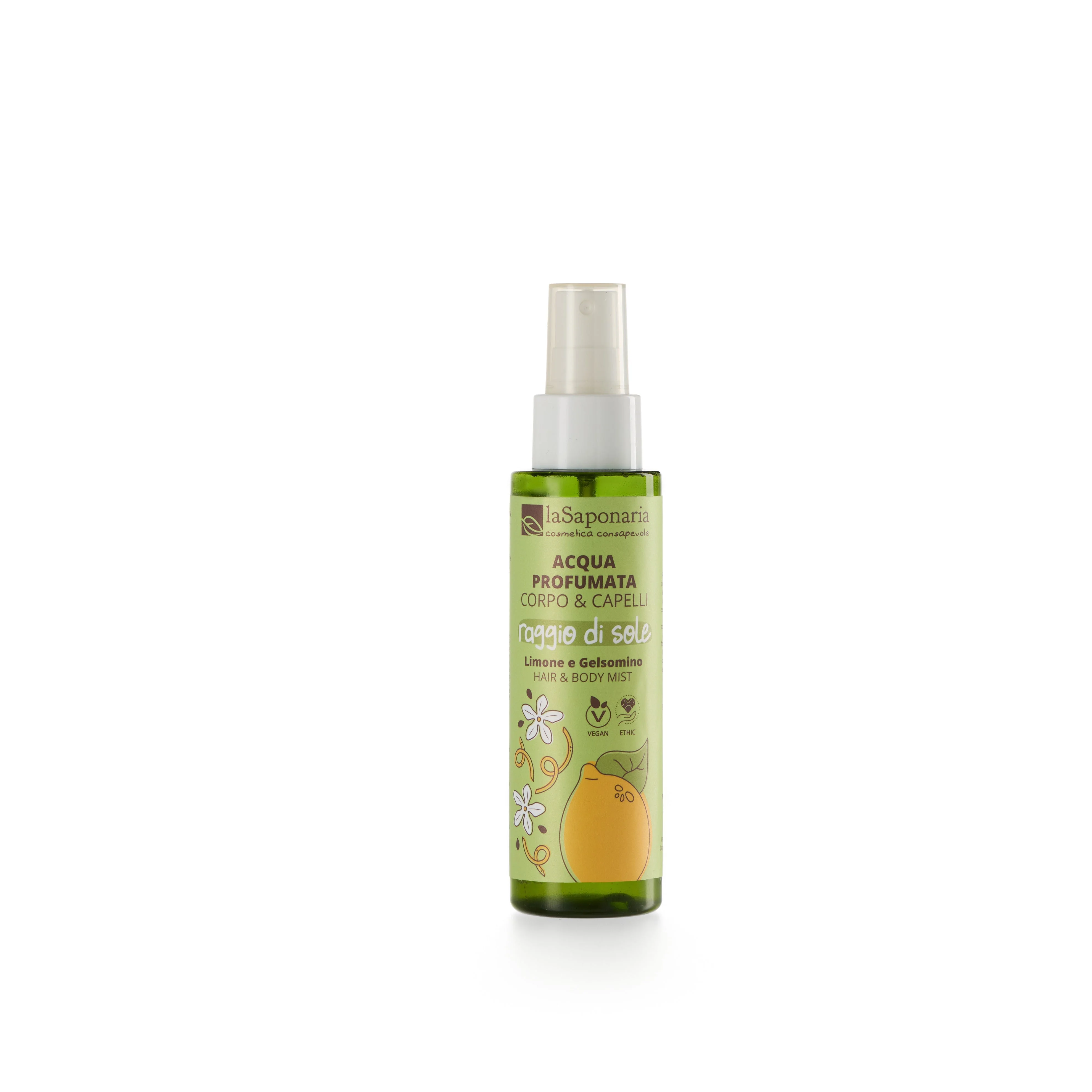 laSaponaria Mgiełka do ciała i włosów SunBeam - cytryna & jaśmin (100 ml)