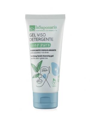 Żel do mycia twarzy Deep Pure BIO (100 ml) - odpowiedni dla skóry mieszanej i tłustej