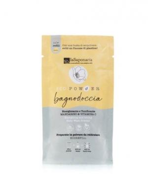 Energetyzujący żel pod prysznic w proszku - mandarynka i witamina C (25 g)