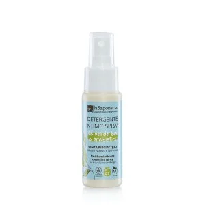 laSaponaria Intymny spray bez spłukiwania z zieloną herbatą BIO (50 ml) - szybka higiena intymna w każdej chwili i w każdym miejscu