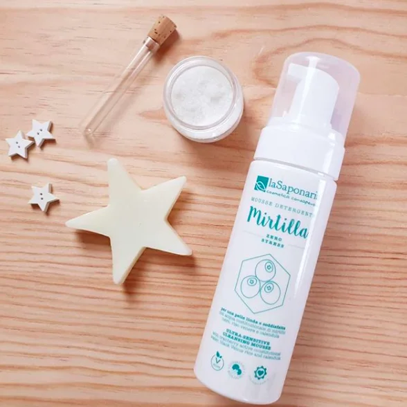 laSaponaria Ekstra delikatna pianka oczyszczająca do cery wrażliwej BIO 50 ml