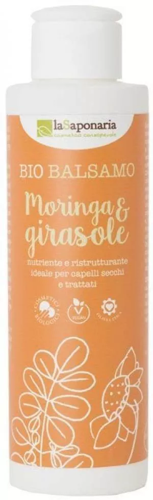 laSaponaria Odżywka do włosów z moringą i słonecznikiem BIO (150 ml)