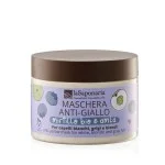 laSaponaria Maska No yellow do siwych włosów z amlą i borówką (200 ml) - neutralizuje żółte odcienie