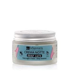 laSaponaria Nocny krem do twarzy Deep Care do cery dojrzałej BIO (50 ml) - głęboka regeneracja podczas snu