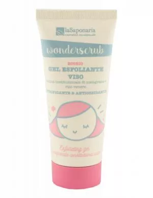 laSaponaria WonderScrub BIO Peelingujący żel do twarzy (100 ml)