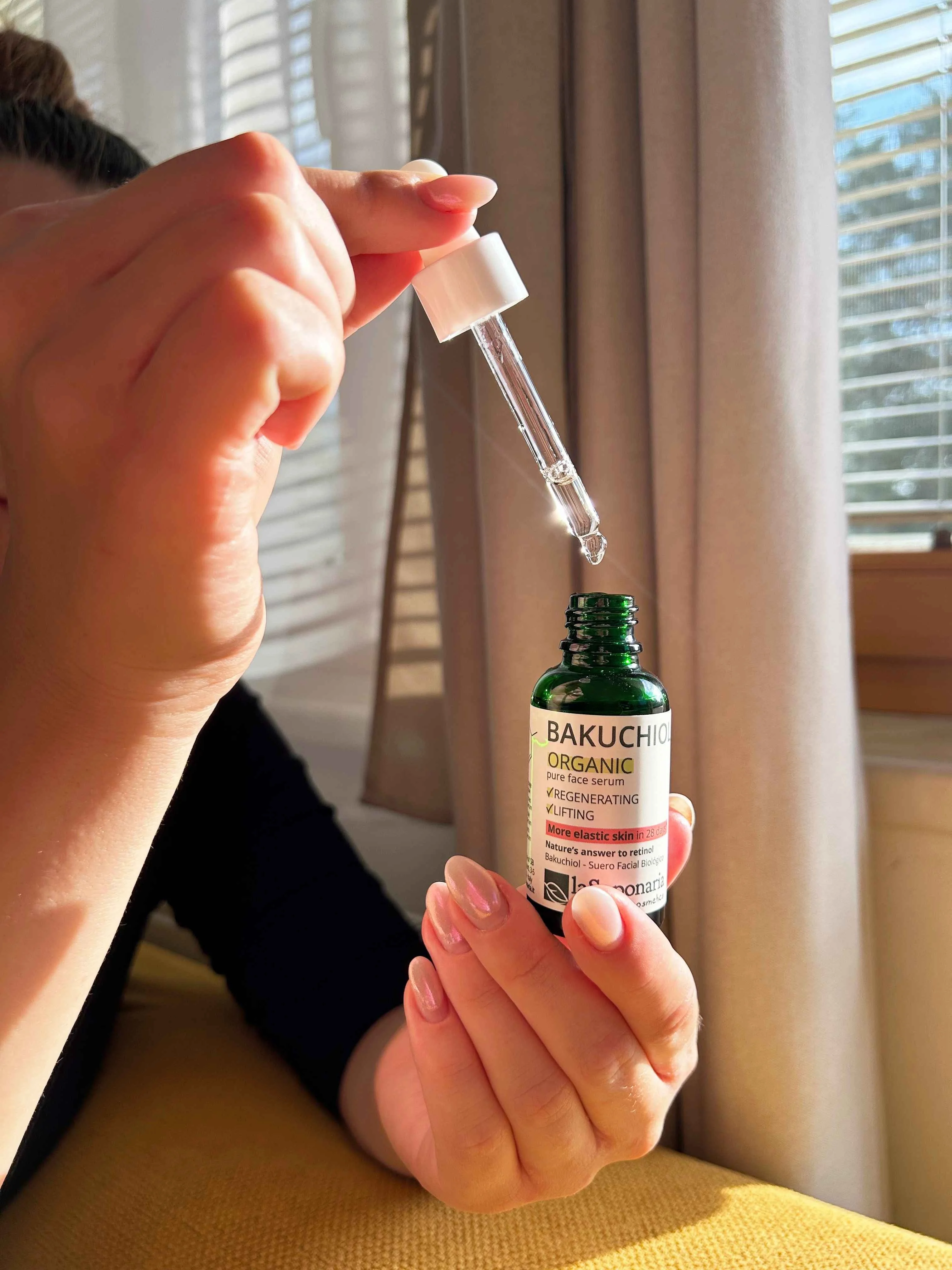 laSaponaria Serum do twarzy - Bakuchiol BIO (30 ml) - dla młodzieńczego wyglądu cery