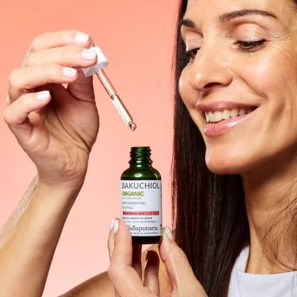 laSaponaria Serum do twarzy - Bakuchiol BIO (30 ml) - dla młodzieńczego wyglądu cery