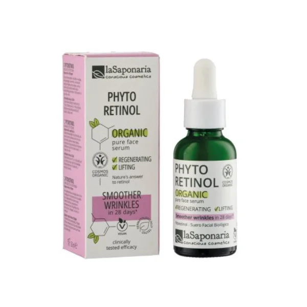 laSaponaria Serum do twarzy - Fitoretinol BIO (30 ml) - regeneruje i rozświetla cerę