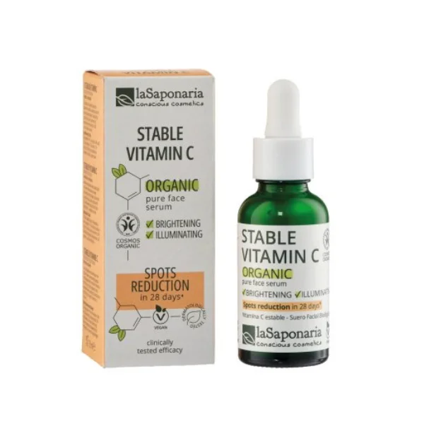 laSaponaria Serum do twarzy - Witamina C BIO (30 ml) - dla świeżej i promiennej cery