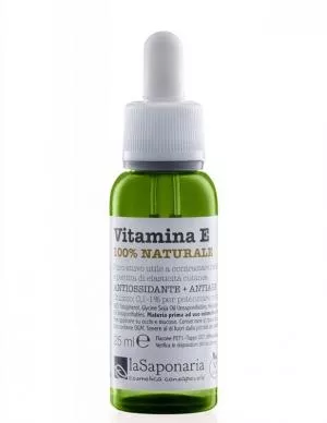 laSaponaria Serum do twarzy - Witamina E BIO (25 ml) - działanie antyoksydacyjne i odmładzające